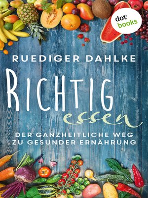 cover image of Richtig essen